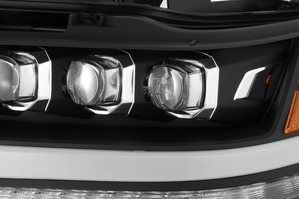 2019-2024 Ram 1500 NOVA-Series LED Projector Headlights Black by AlphaRex
