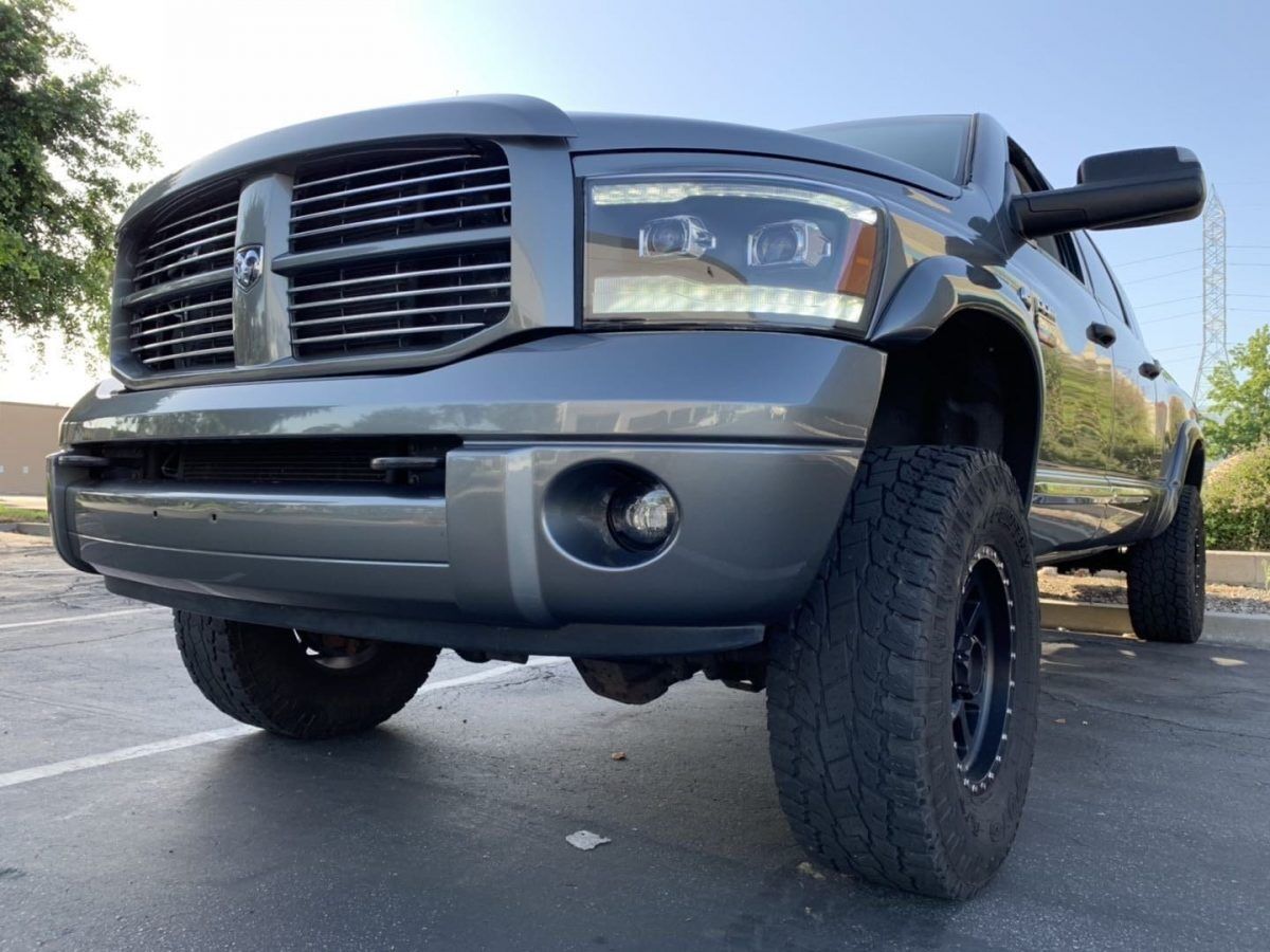 06-08 Dodge Ram PRO-Series Projector Headlights Alpha-Black by AlphaRex