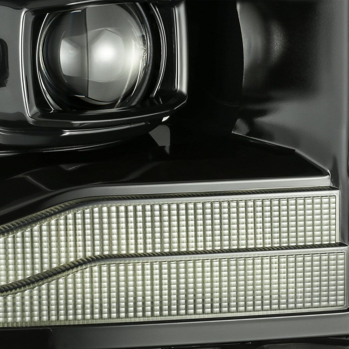 06-08 Dodge Ram PRO-Series Projector Headlights Alpha-Black by AlphaRex