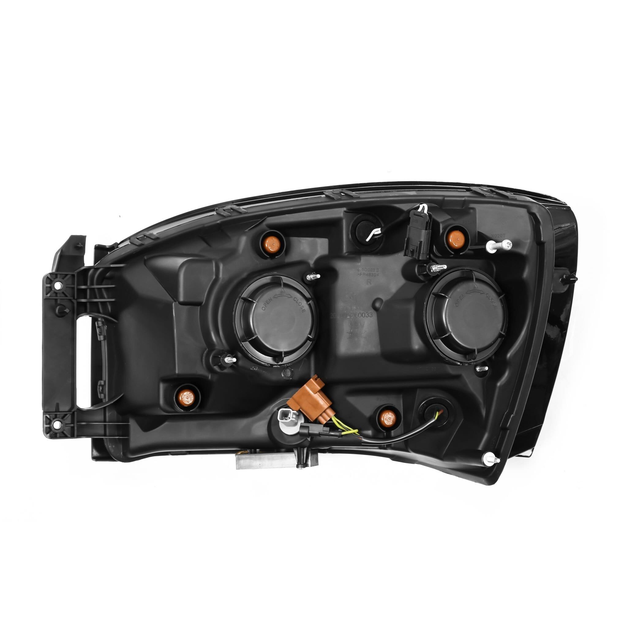 06-09 Dodge Ram 2500/3500 NOVA-Series LED Projector Headlights Chrome by AlphaRex