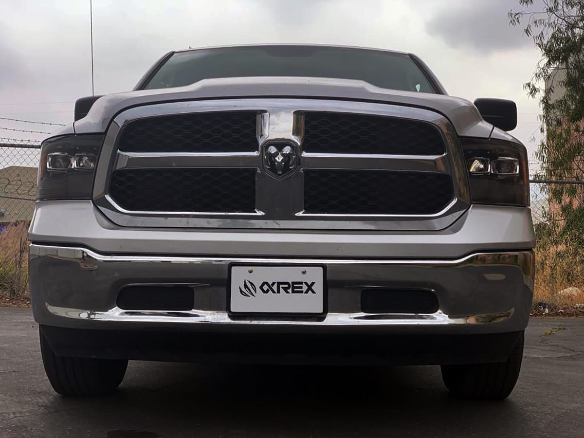 09-18 Ram 1500 Truck LUXX-Series LED Projector Headlights Alpha-Black by AlphaRex