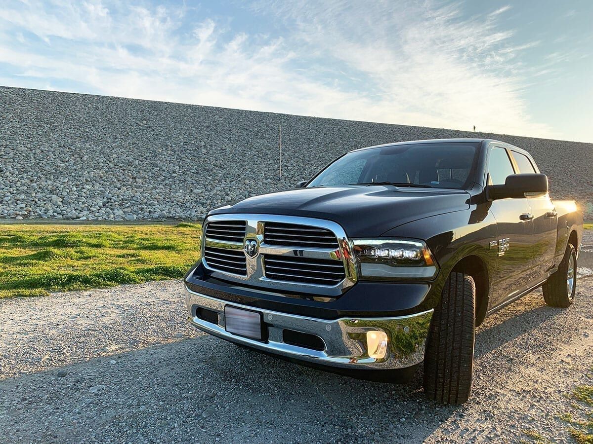 09-18 Ram 1500 Truck NOVA-Series LED Projector Headlights Alpha-Black by AlphaRex