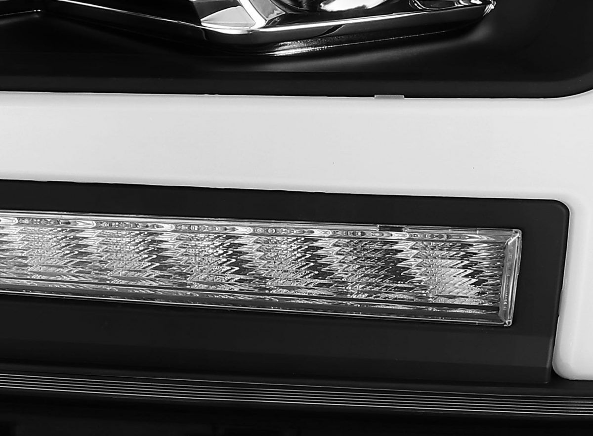 2019-2024 Ram 1500 LUXX-Series LED Projector Headlights Black by AlphaRex