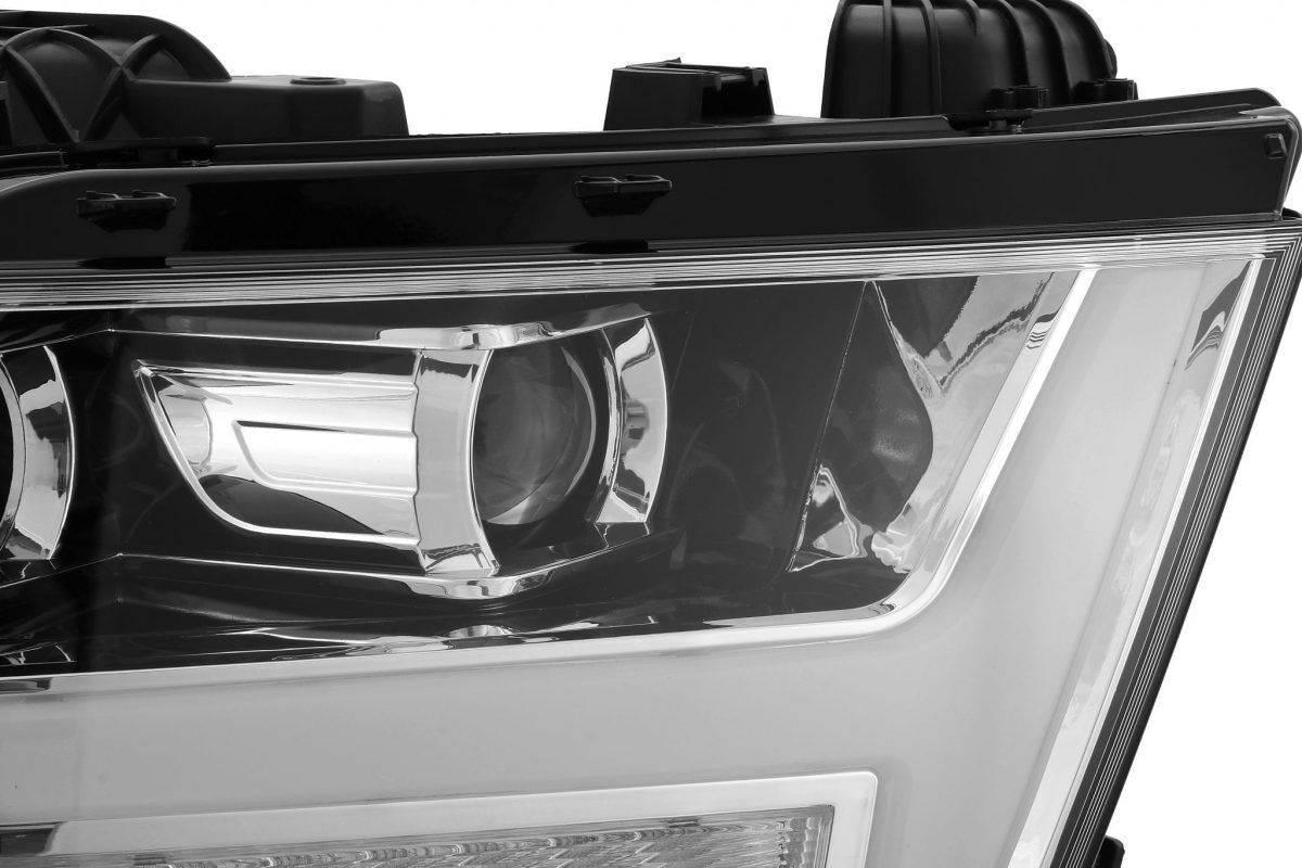 2019-2024 Ram 1500 LUXX-Series LED Projector Headlights Chrome by AlphaRex