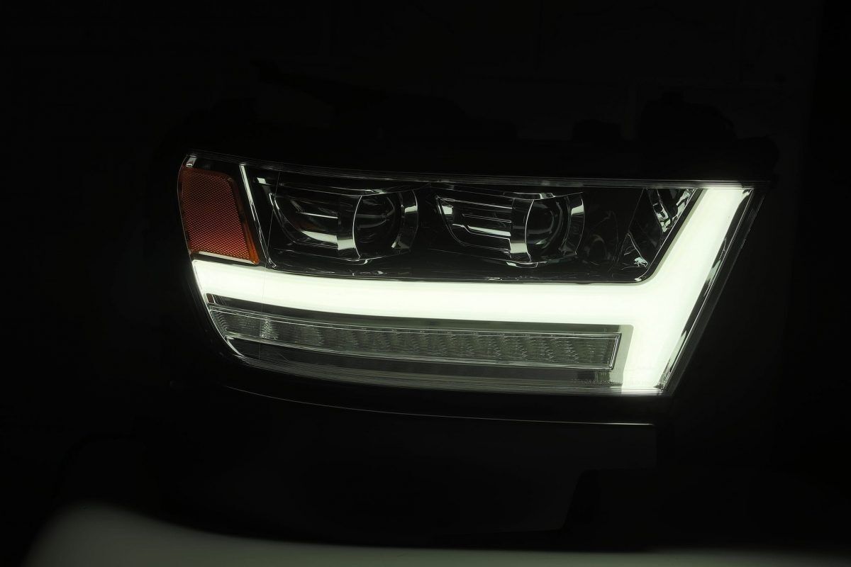 2019-2024 Ram 1500 LUXX-Series LED Projector Headlights Chrome by AlphaRex