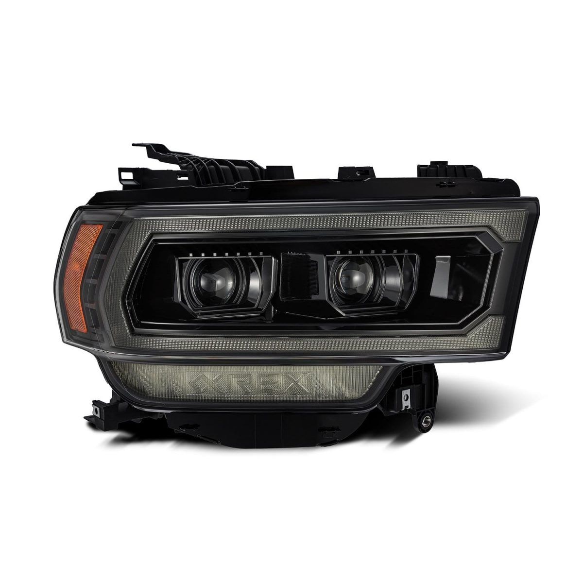 2019-2024 Ram 2500/3500 LUXX-Series LED Projector Headlights Alpha-Black by AlphaRex