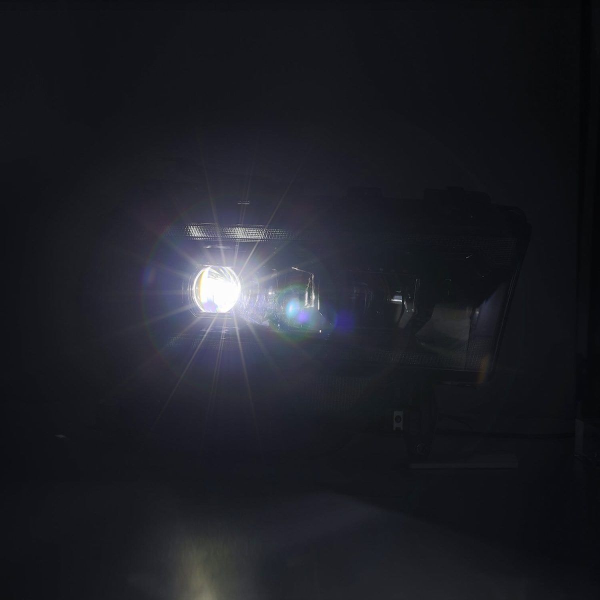 2019-2024 Ram 2500/3500 LUXX-Series LED Projector Headlights Alpha-Black by AlphaRex