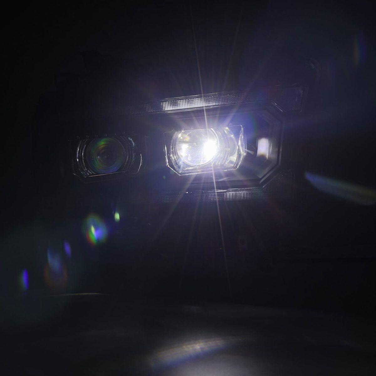 2019-2024 Ram 2500/3500 LUXX-Series LED Projector Headlights Black by AlphaRex