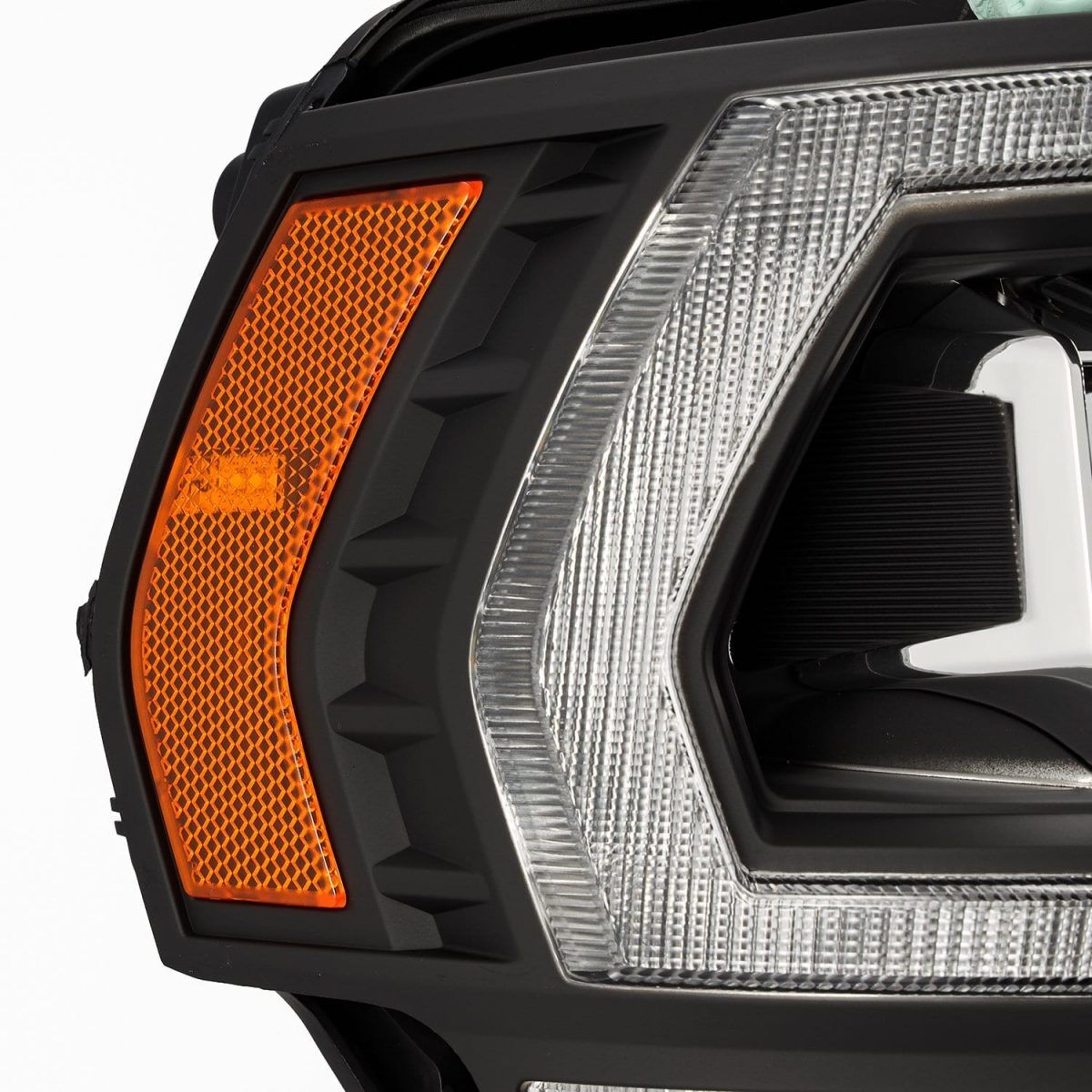 2019-2024 Ram 2500/3500 LUXX-Series LED Projector Headlights Black by AlphaRex