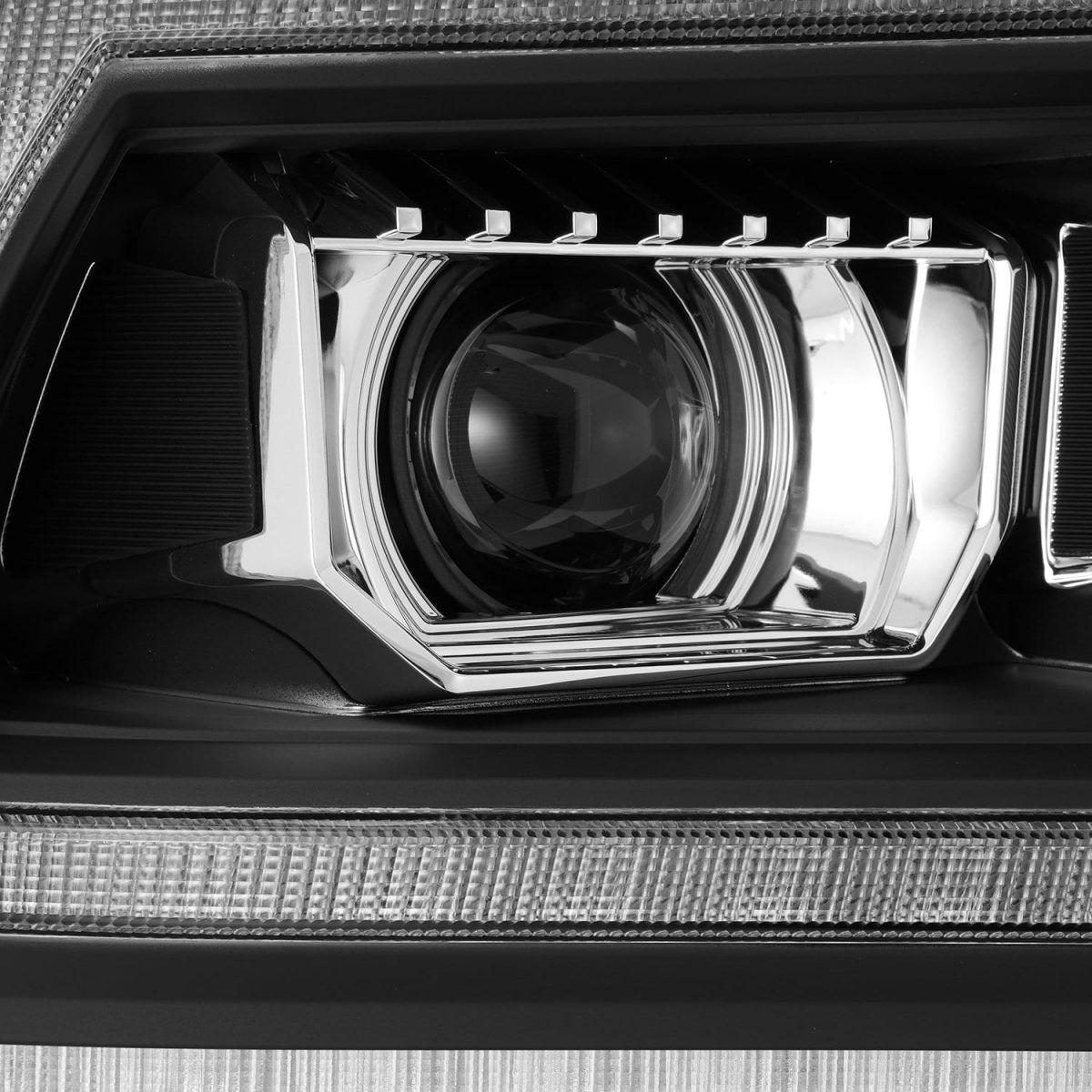 2019-2024 Ram 2500/3500 LUXX-Series LED Projector Headlights Black by AlphaRex
