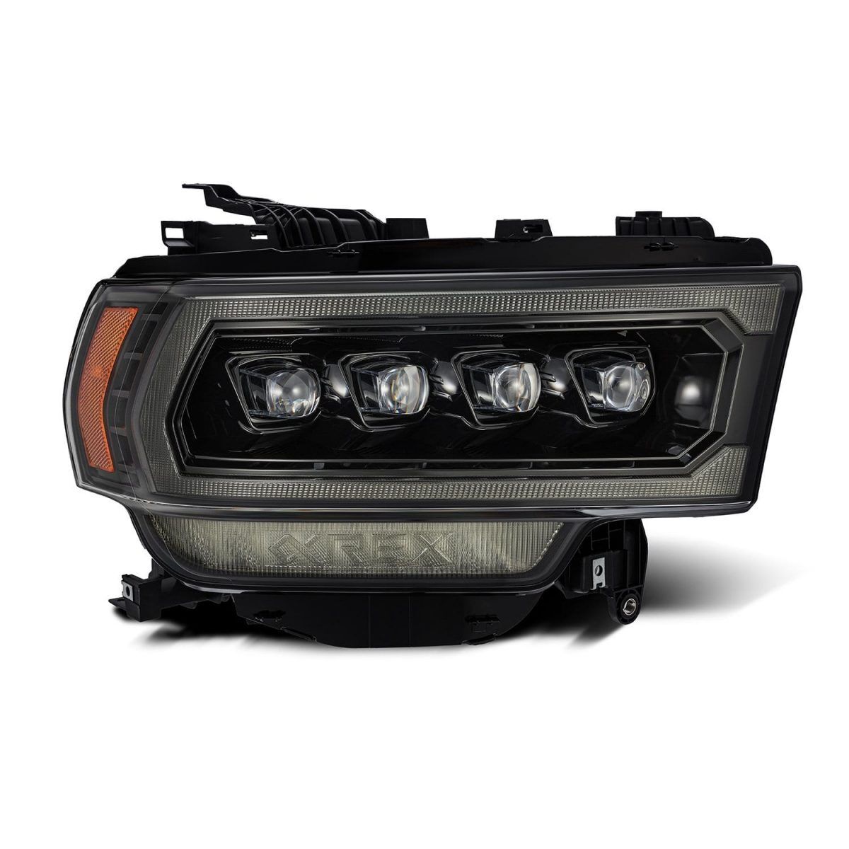 2019-2024 Ram 2500/3500 NOVA-Series LED Projector Headlights Alpha-Black by AlphaRex