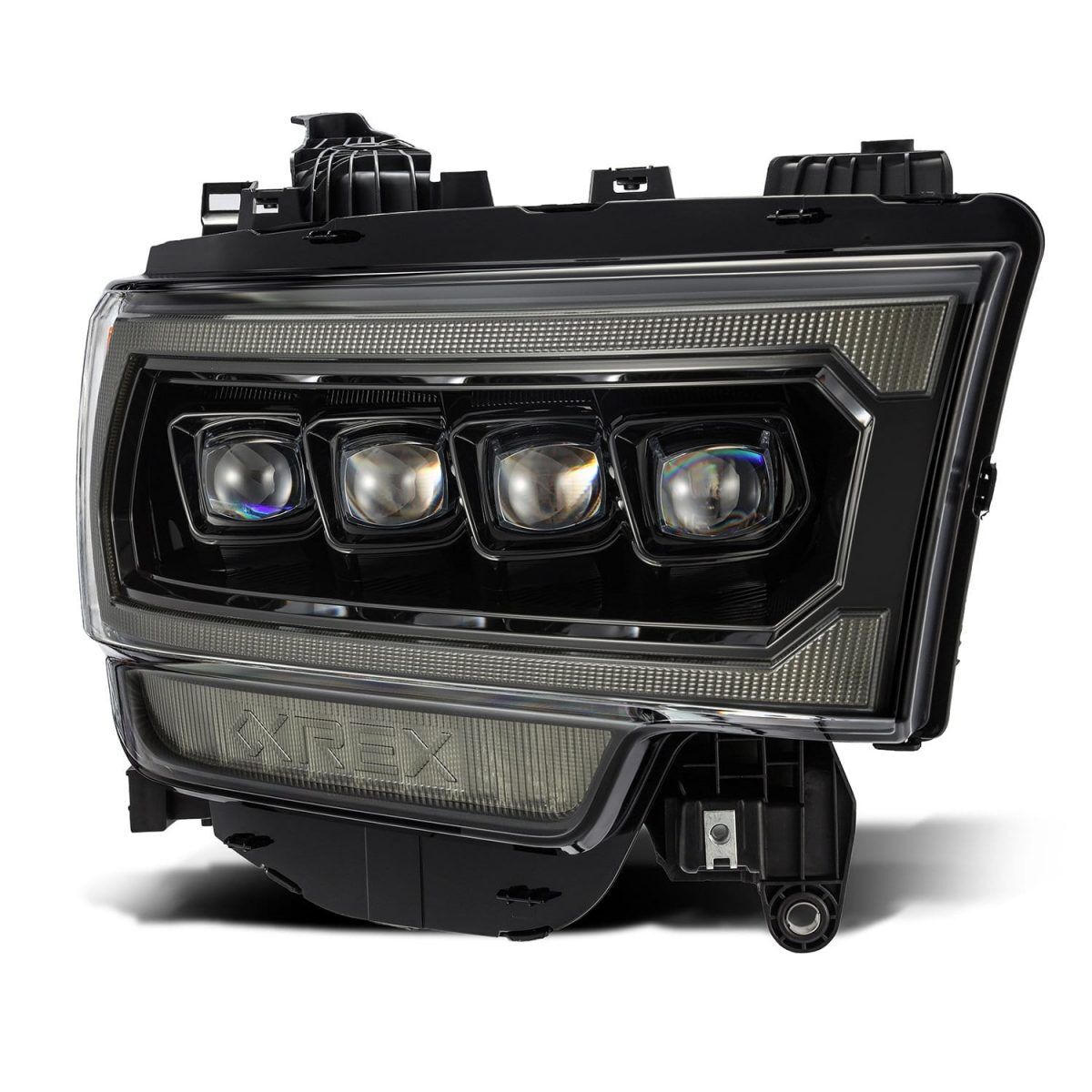 2019-2024 Ram 2500/3500 NOVA-Series LED Projector Headlights Alpha-Black by AlphaRex