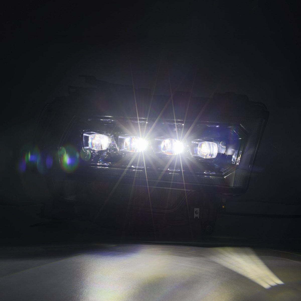 2019-2024 Ram 2500/3500 NOVA-Series LED Projector Headlights Alpha-Black by AlphaRex
