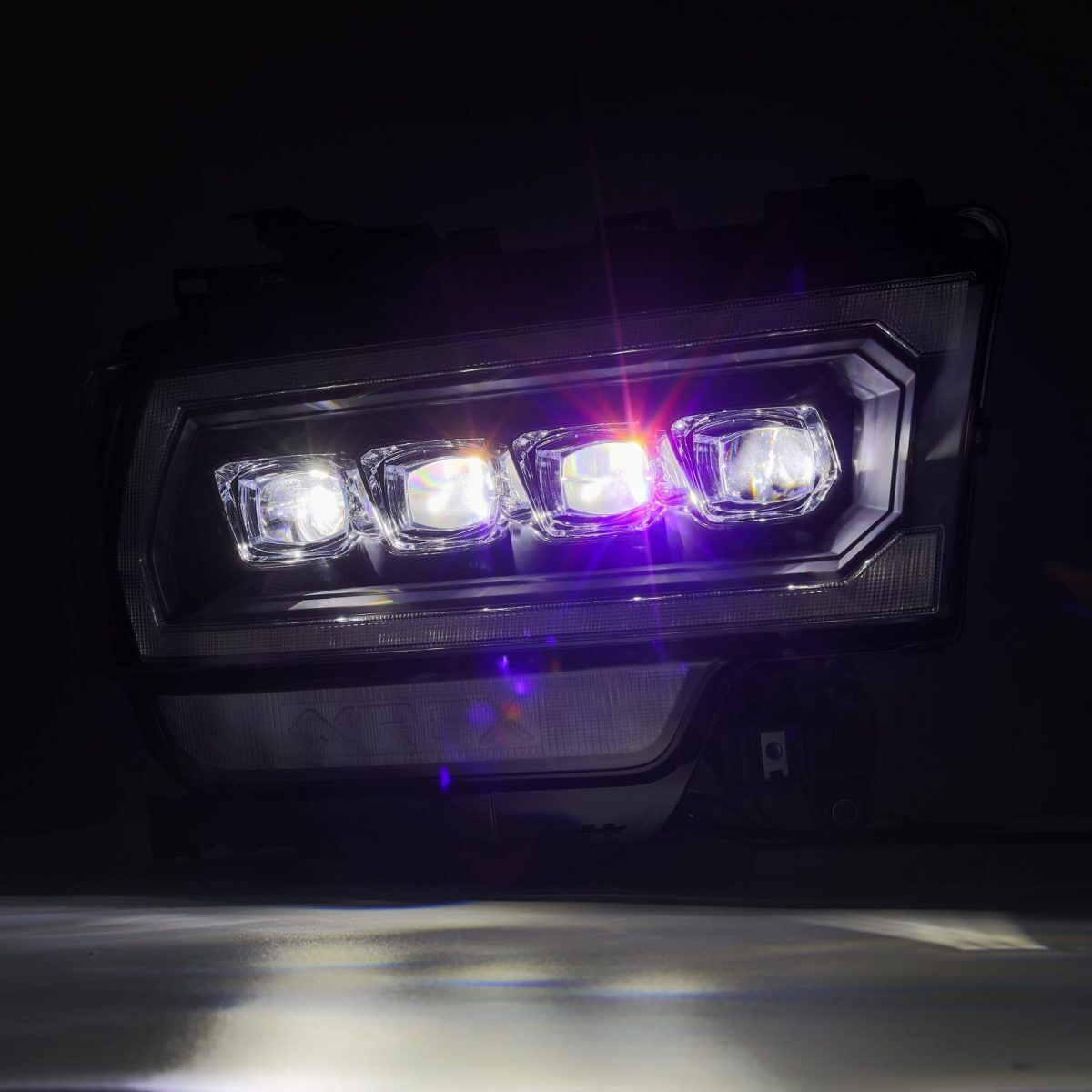 2019-2024 Ram 2500/3500 NOVA-Series LED Projector Headlights Black by AlphaRex