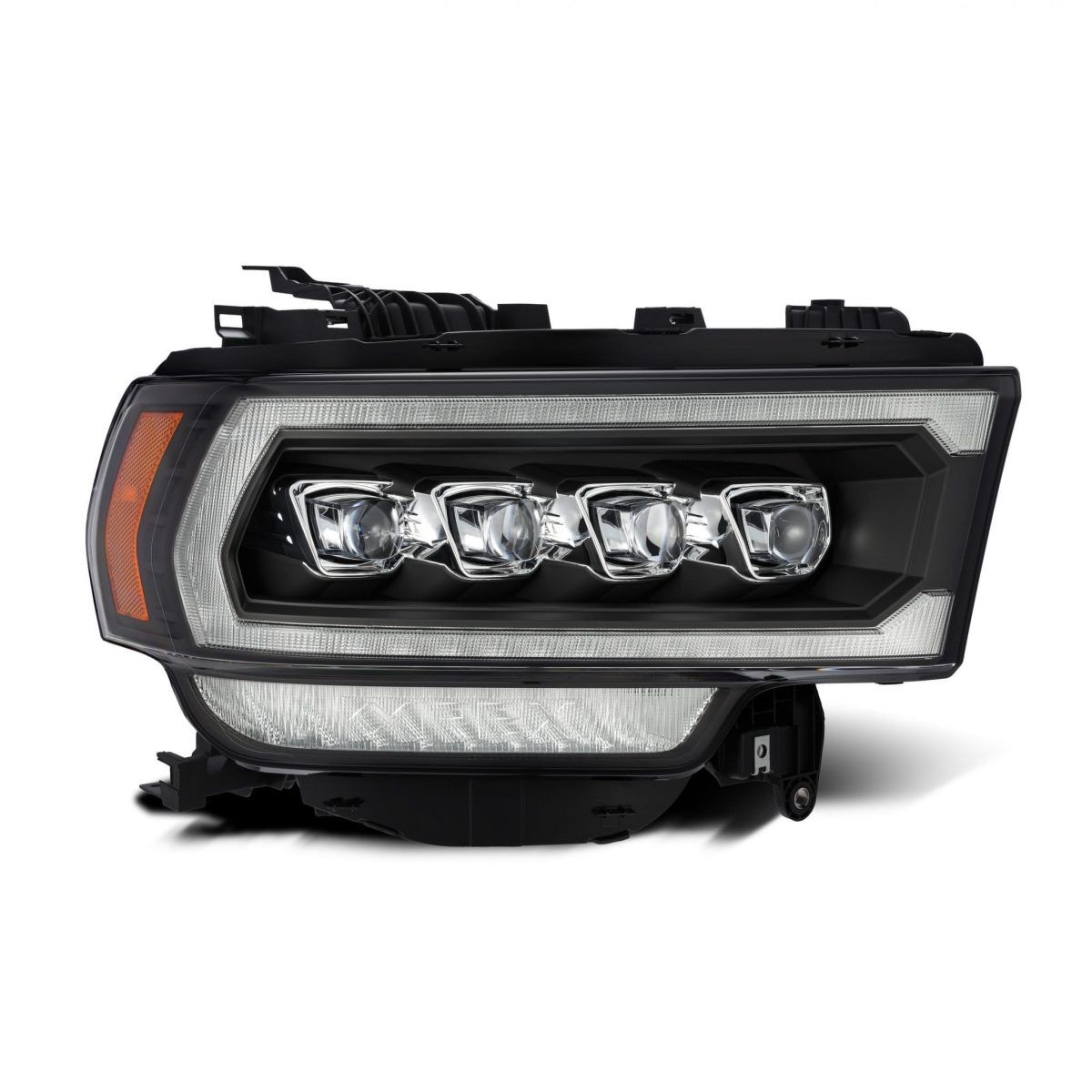 2019-2024 Ram 2500/3500 NOVA-Series LED Projector Headlights Black by AlphaRex