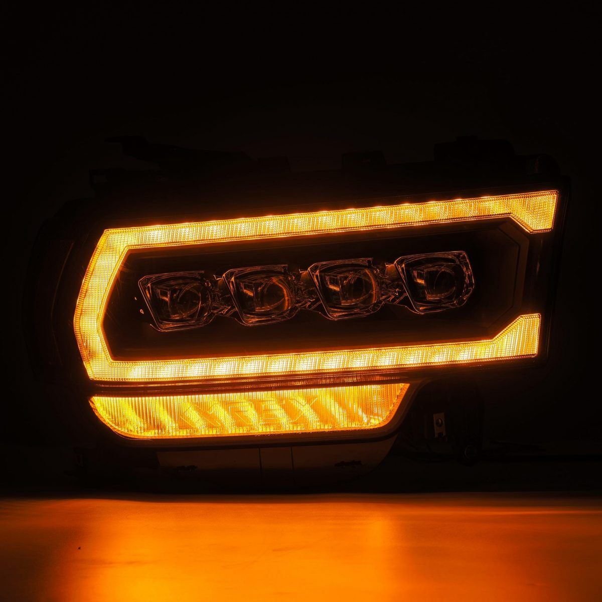 2019-2024 Ram 2500/3500 NOVA-Series LED Projector Headlights Black by AlphaRex