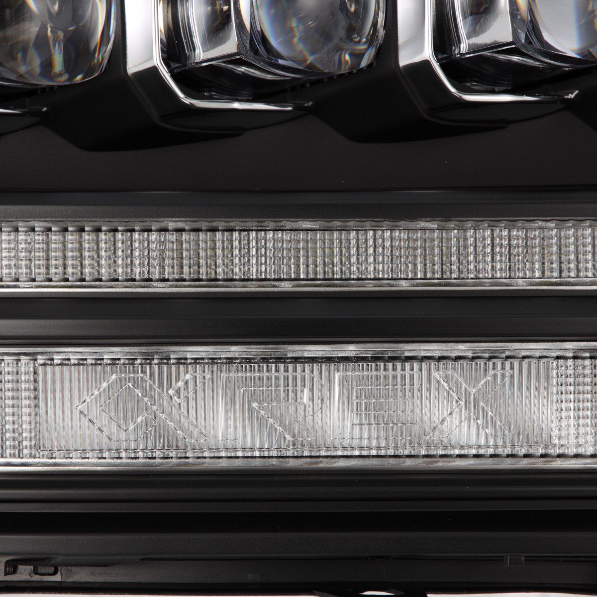 10-18 Ram 2500/3500 Truck NOVA-Series (5th Gen 2500 G2 Style) LED Projector Headlights Black by AlphaRex