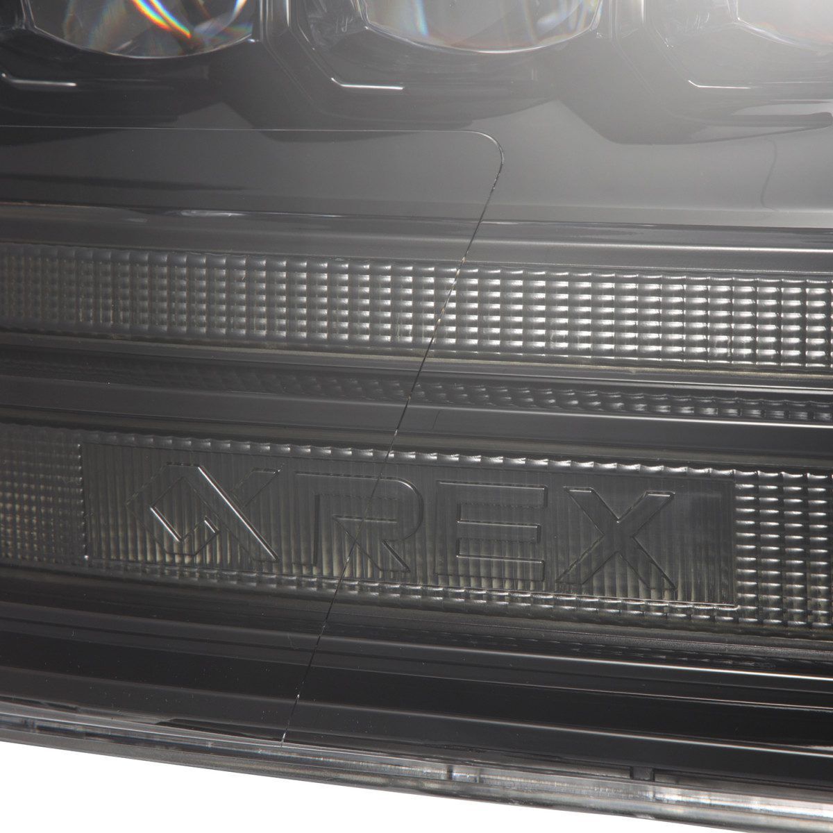 10-18 Ram 2500/3500 Truck NOVA-Series (5th Gen 2500 G2 Style) LED Projector Headlights Alpha-Black by AlphaRex