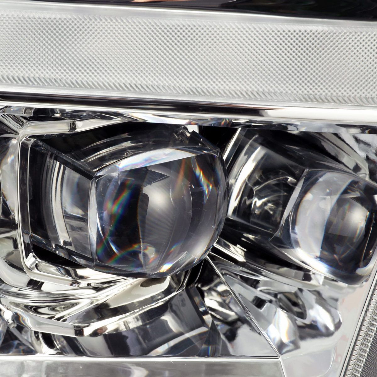 10-18 Ram 2500/3500 Truck NOVA-Series LED Projector Headlights Chrome by AlphaRex