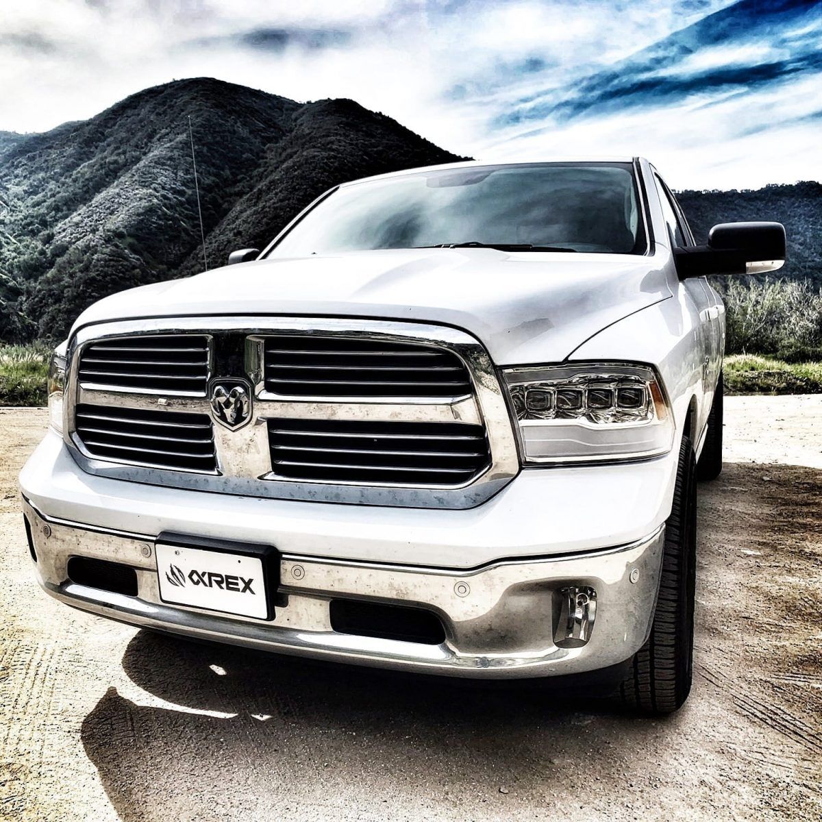 10-18 Ram 2500/3500 Truck NOVA-Series LED Projector Headlights Chrome by AlphaRex