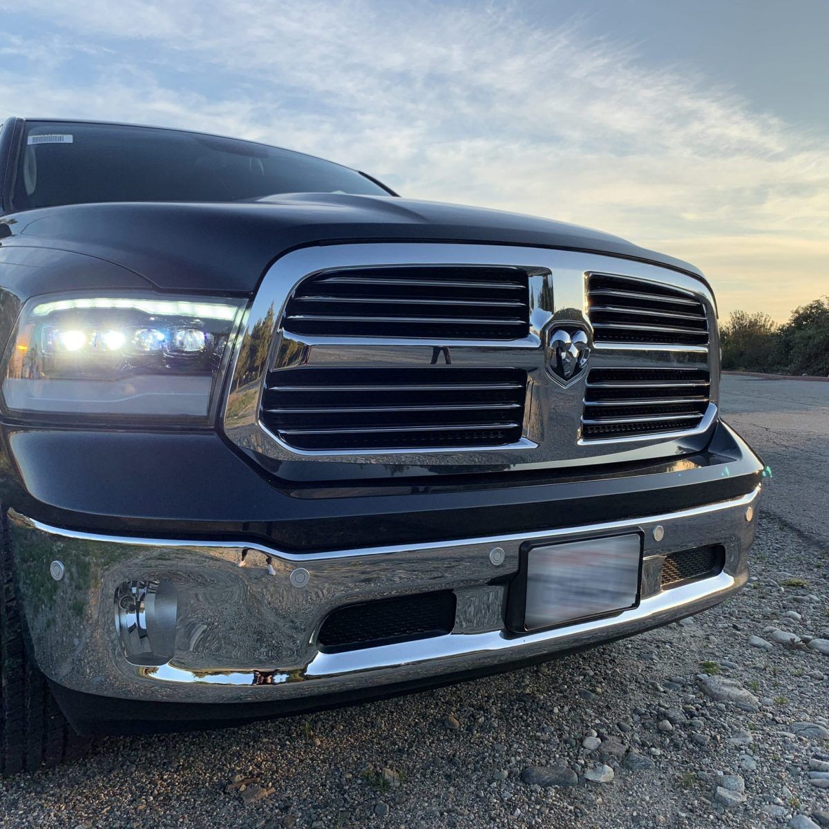10-18 Ram 2500/3500 Truck NOVA-Series LED Projector Headlights Chrome by AlphaRex