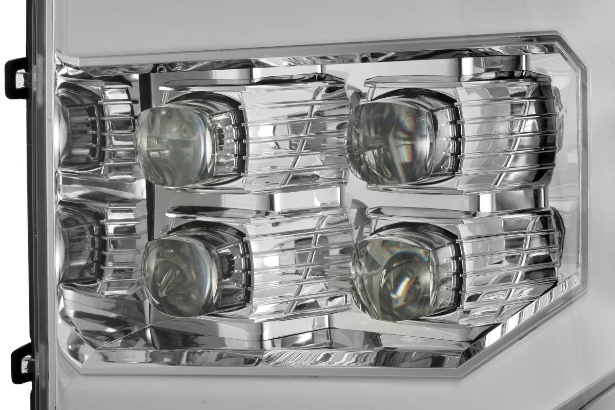 07-14 GMC Sierra 2500HD/3500HD NOVA-Series LED Projector Headlights Chrome by AlphaRex