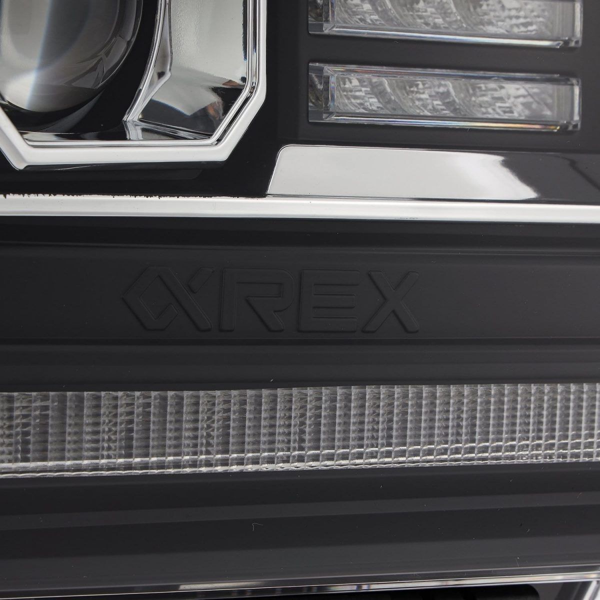 14-18 GMC Sierra 2500HD/3500HD PRO-Series Projector Headlights Black by AlphaRex
