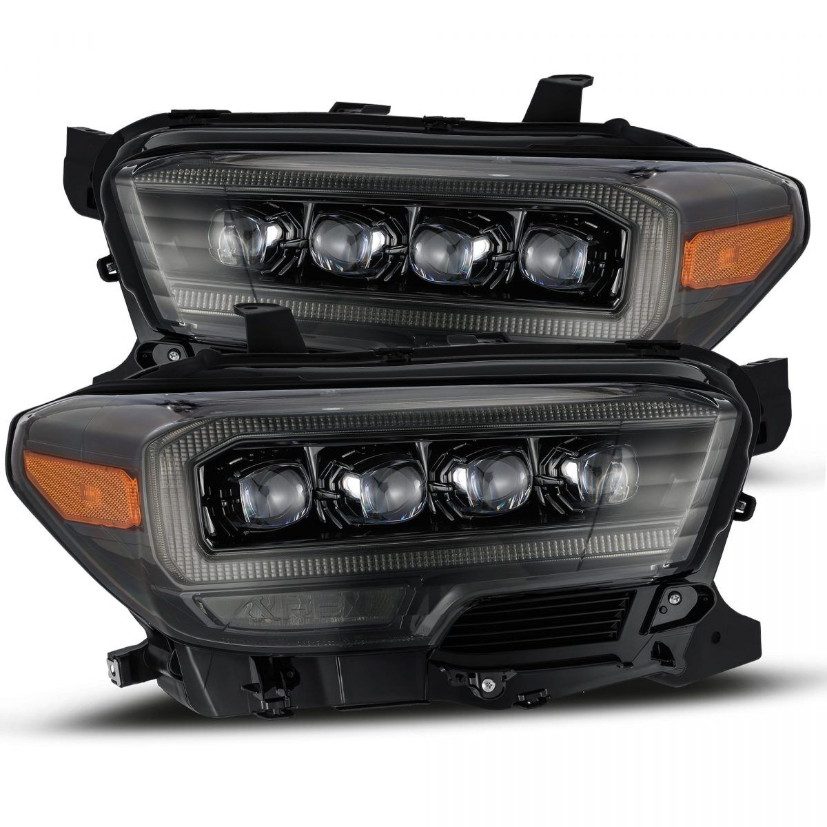 16-23 Toyota Tacoma NOVA-Series LED Projector Headlights Alpha-Black by AlphaRex - 880705