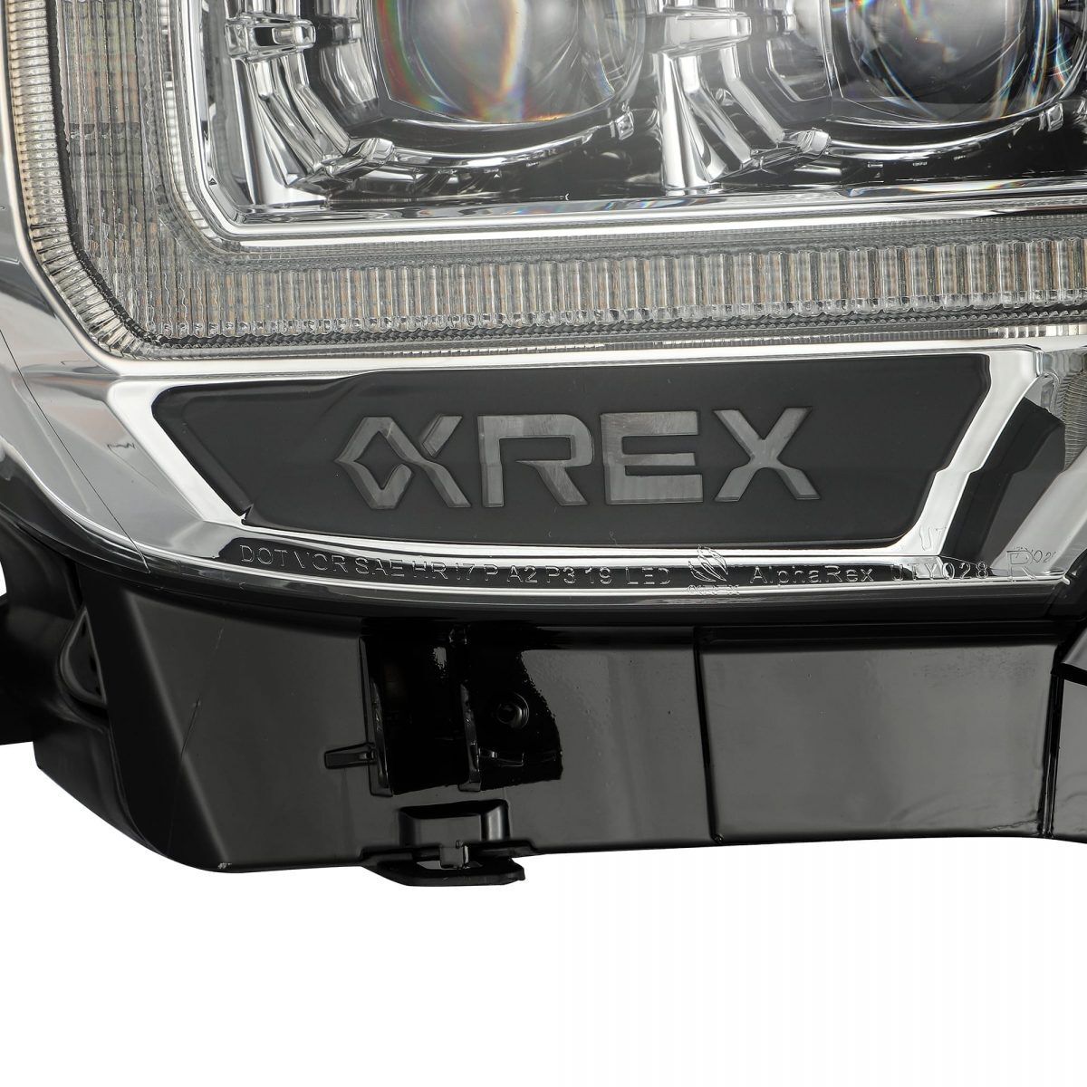 16-23 Toyota Tacoma NOVA-Series LED Projector Headlights Chrome by AlphaRex