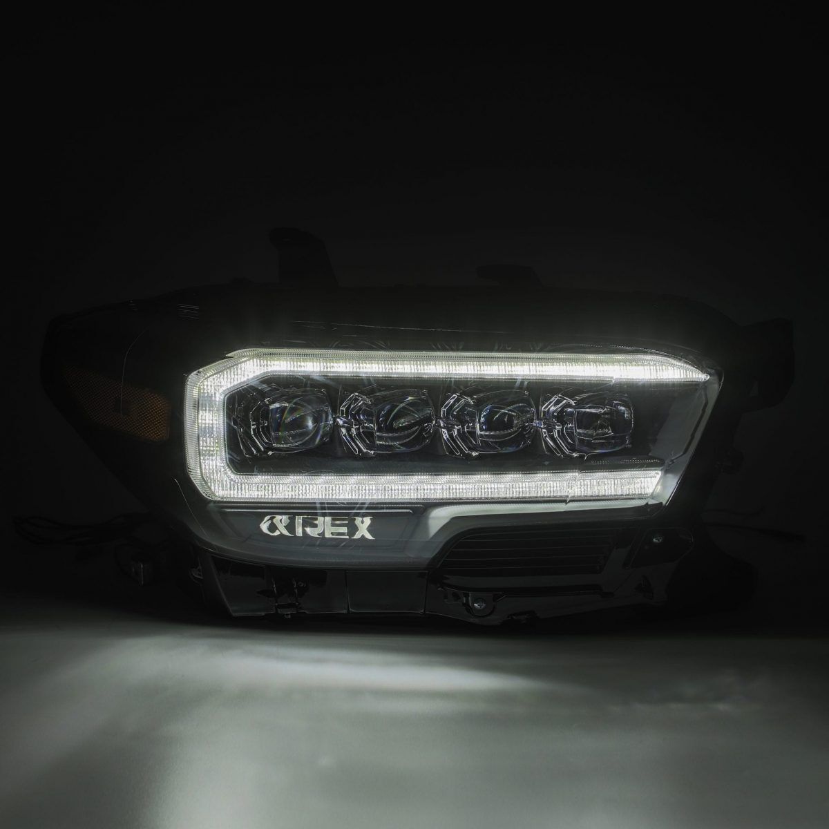 16-23 Toyota Tacoma NOVA-Series LED Projector Headlights Chrome by AlphaRex