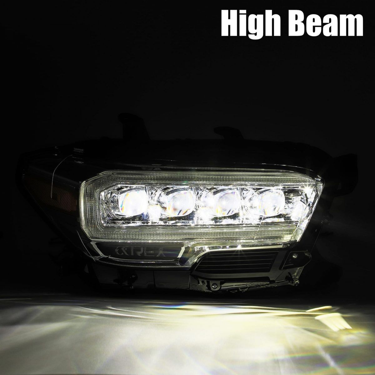 16-23 Toyota Tacoma NOVA-Series LED Projector Headlights Chrome by AlphaRex