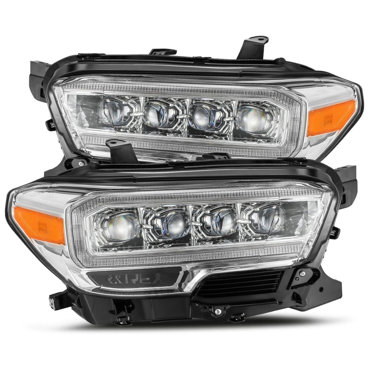 16-23 Toyota Tacoma NOVA-Series LED Projector Headlights Chrome by AlphaRex - 880706