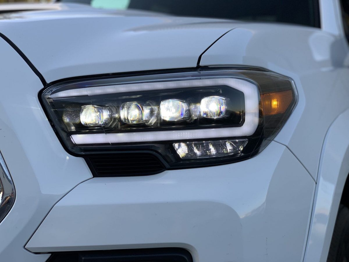 16-23 Toyota Tacoma NOVA-Series LED Projector Headlights Black by AlphaRex