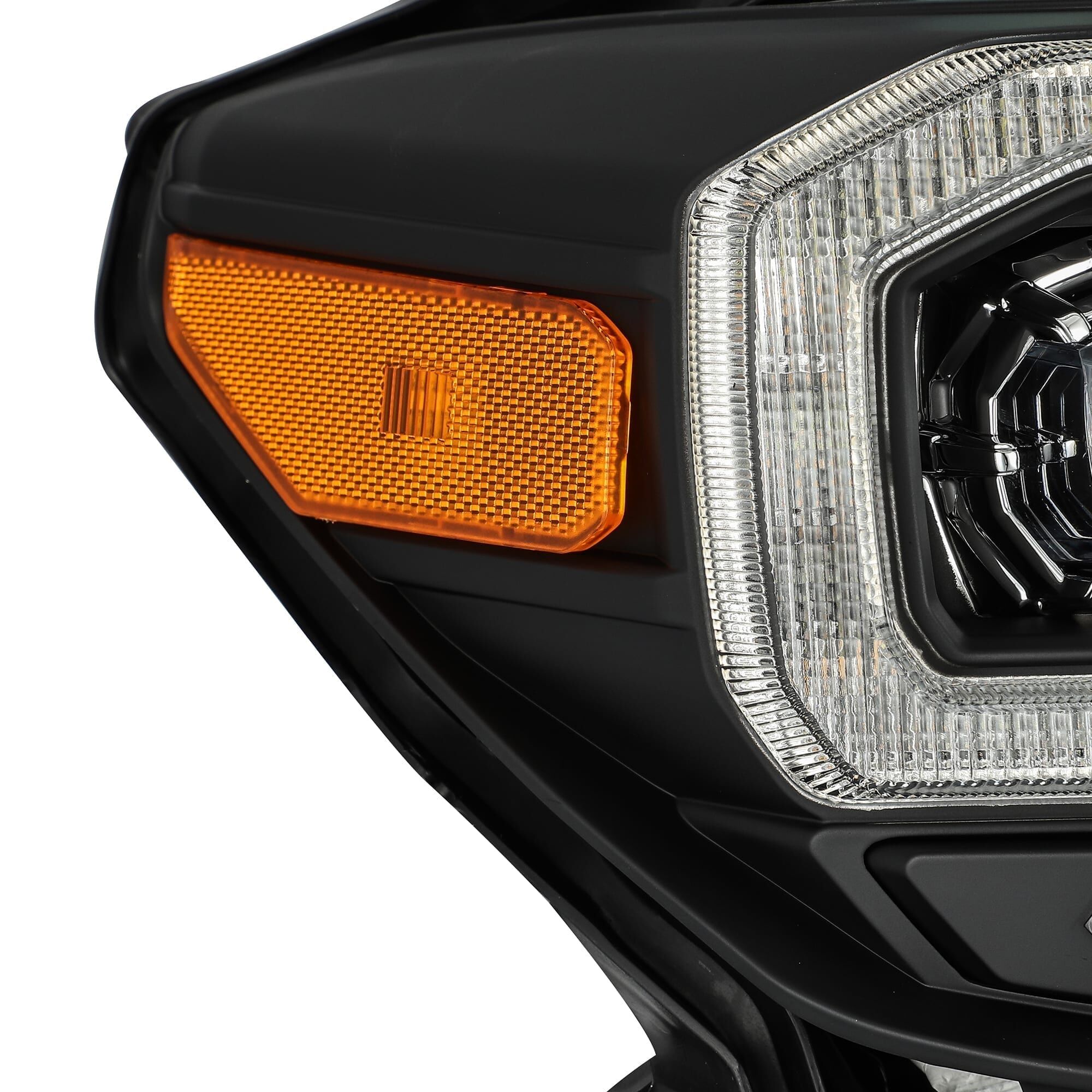 16-23 Toyota Tacoma NOVA-Series LED Projector Headlights Black by AlphaRex