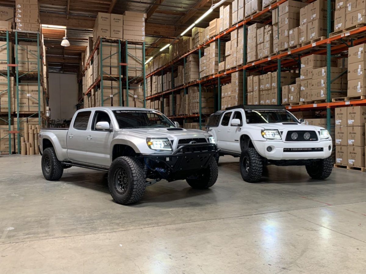 05-11 Toyota Tacoma NOVA-Series LED Projector Headlights Black by AlphaRex