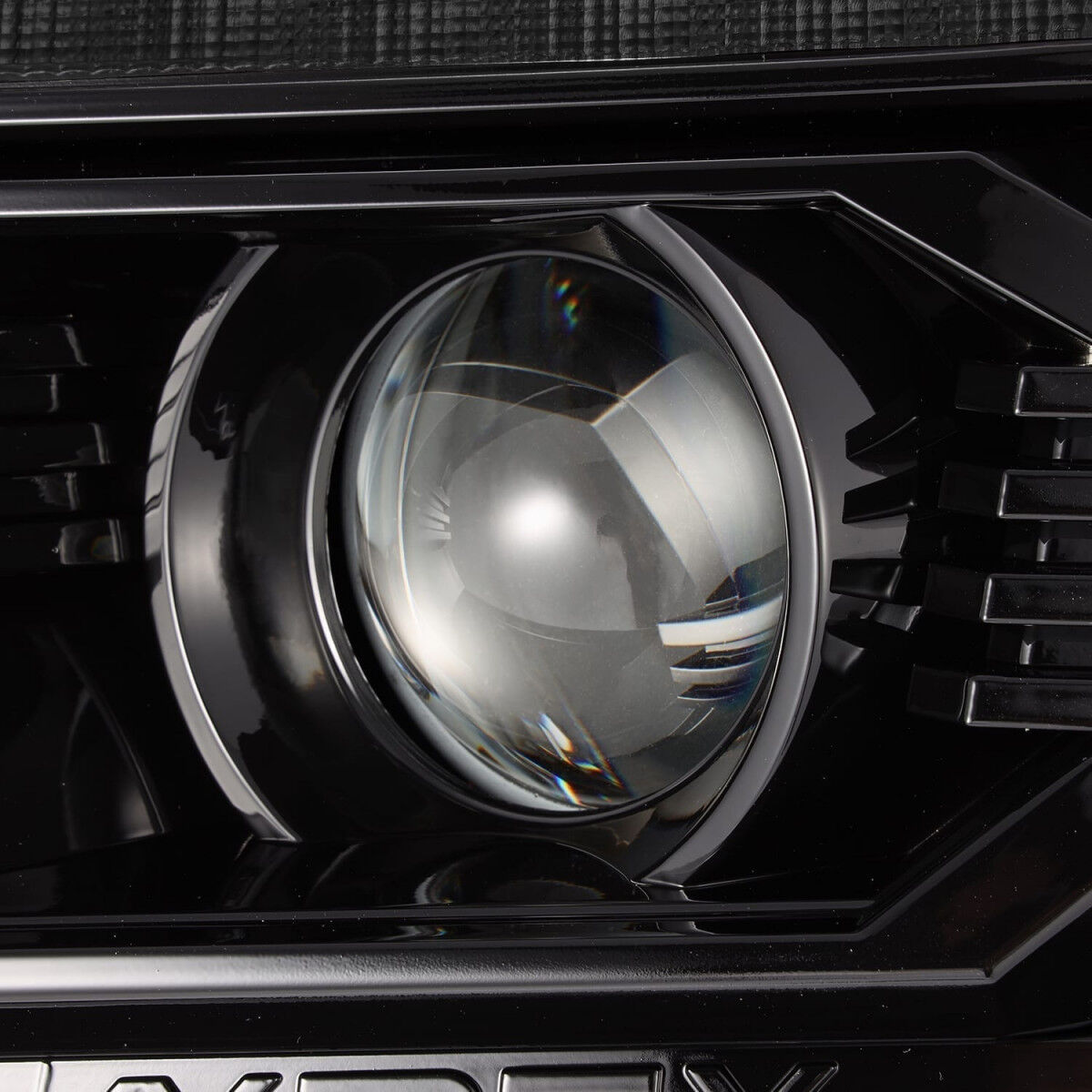12-15 Toyota Tacoma PRO-Series Projector Headlights Alpha-Black by AlphaRex