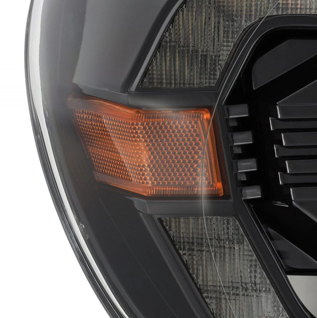 12-15 Toyota Tacoma NOVA-Series LED Projector Headlights Alpha-Black by AlphaRex