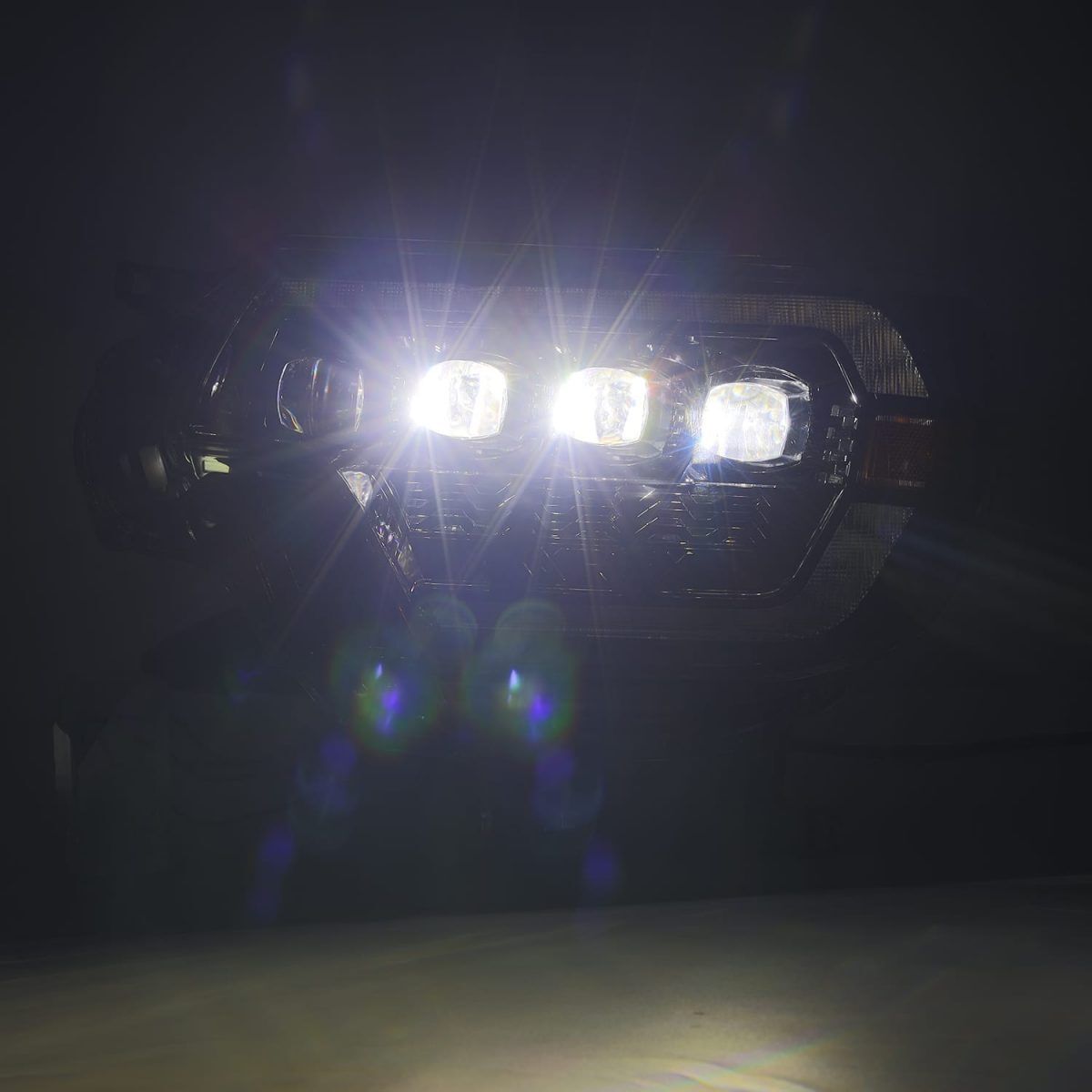 12-15 Toyota Tacoma NOVA-Series LED Projector Headlights Black by AlphaRex