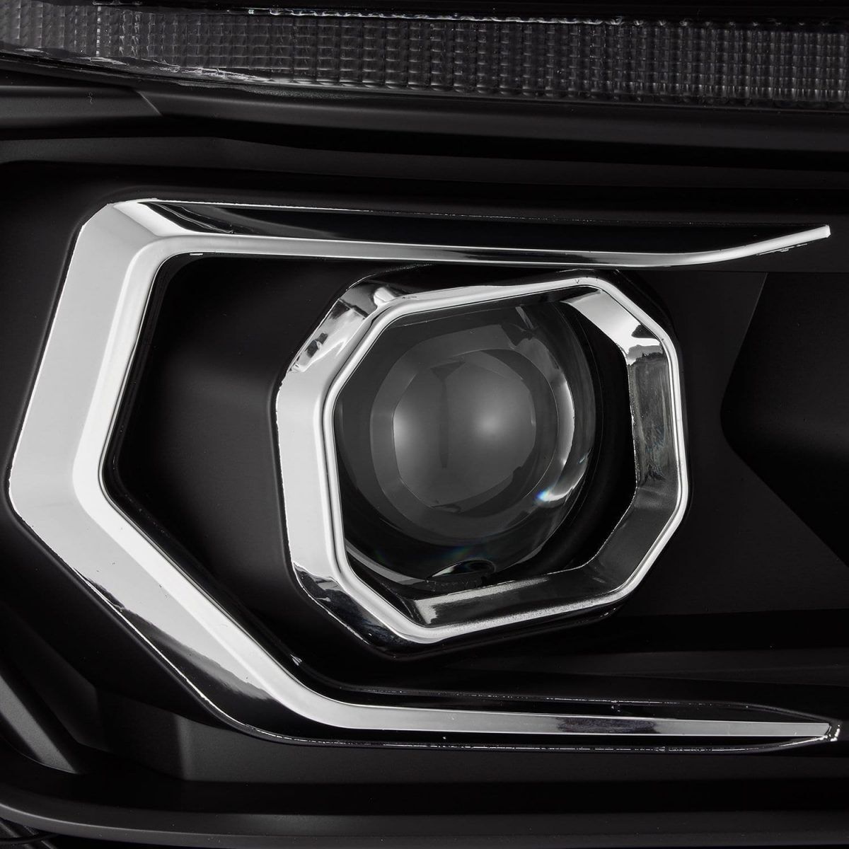 10-13 Toyota 4Runner PRO-Series Projector Headlights Black by AlphaRex