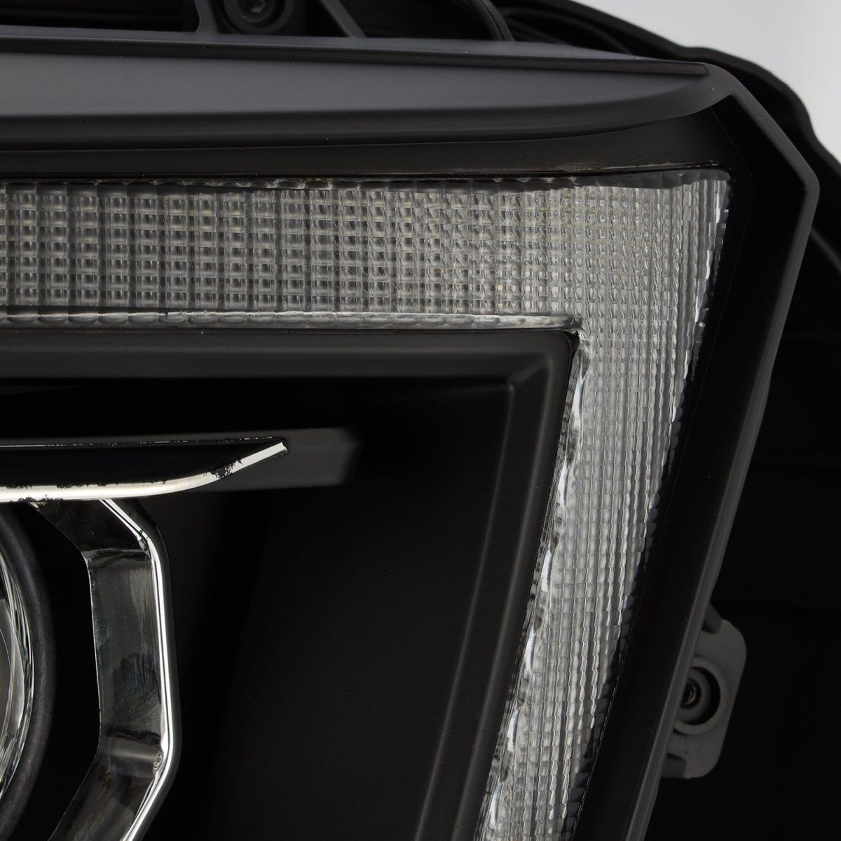 10-13 Toyota 4Runner PRO-Series Projector Headlights Black by AlphaRex