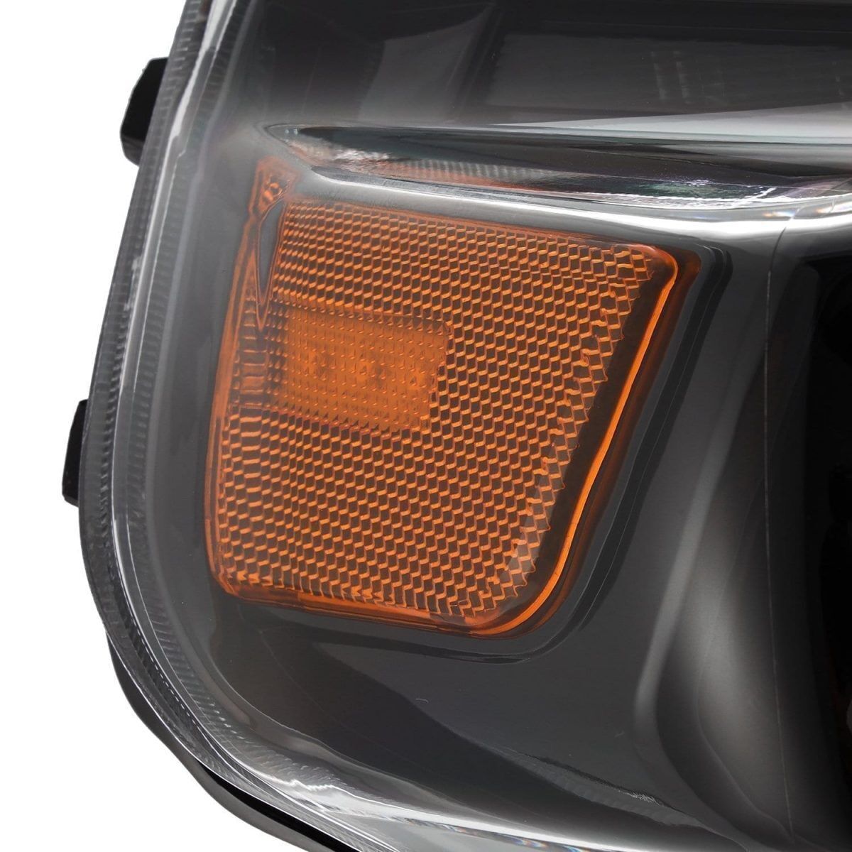 10-13 Toyota 4Runner LUXX-Series Projector Headlights Alpha-Black by AlphaRex