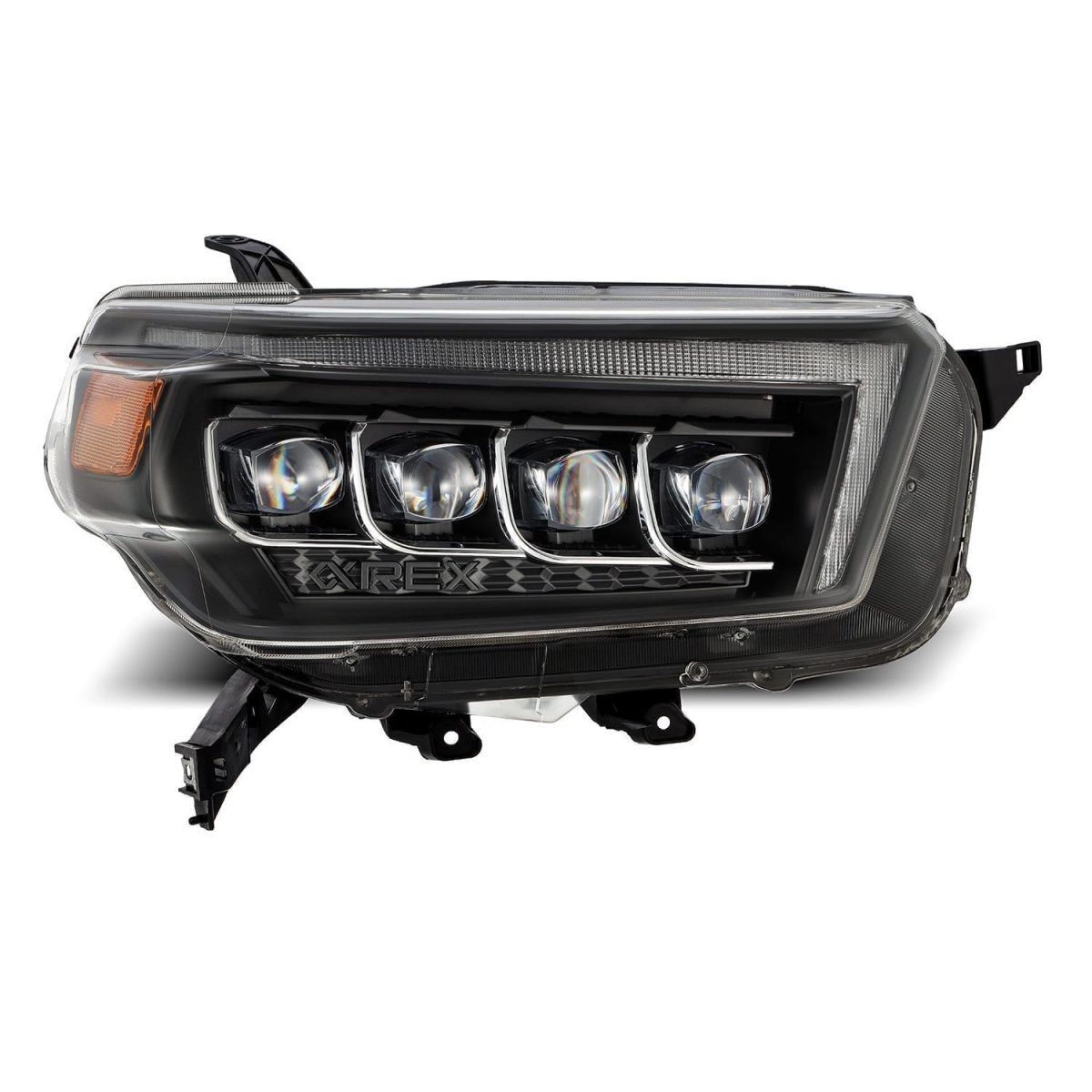 10-13 Toyota 4Runner NOVA-Series LED Projector Headlights Black by AlphaRex