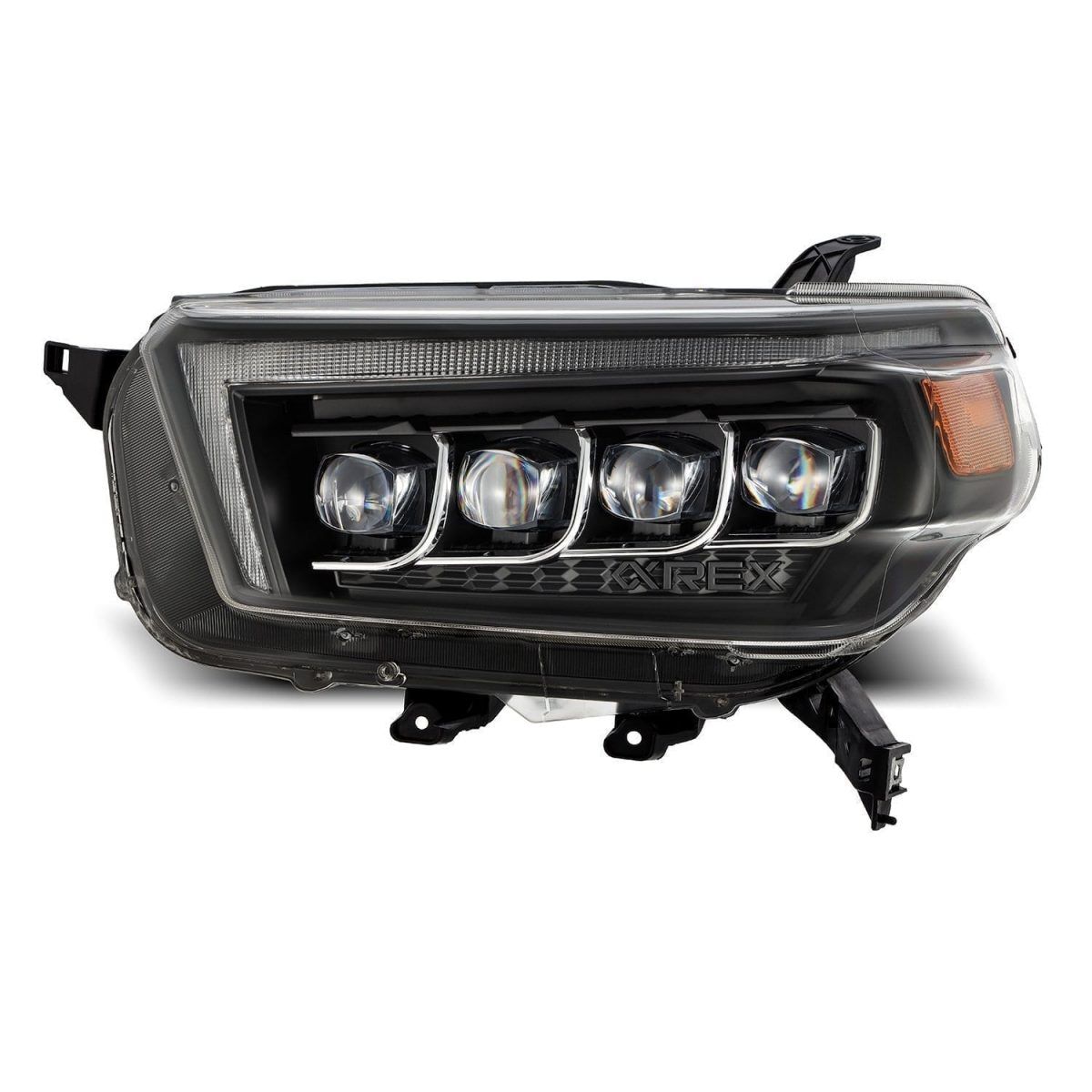 10-13 Toyota 4Runner NOVA-Series LED Projector Headlights Black by AlphaRex