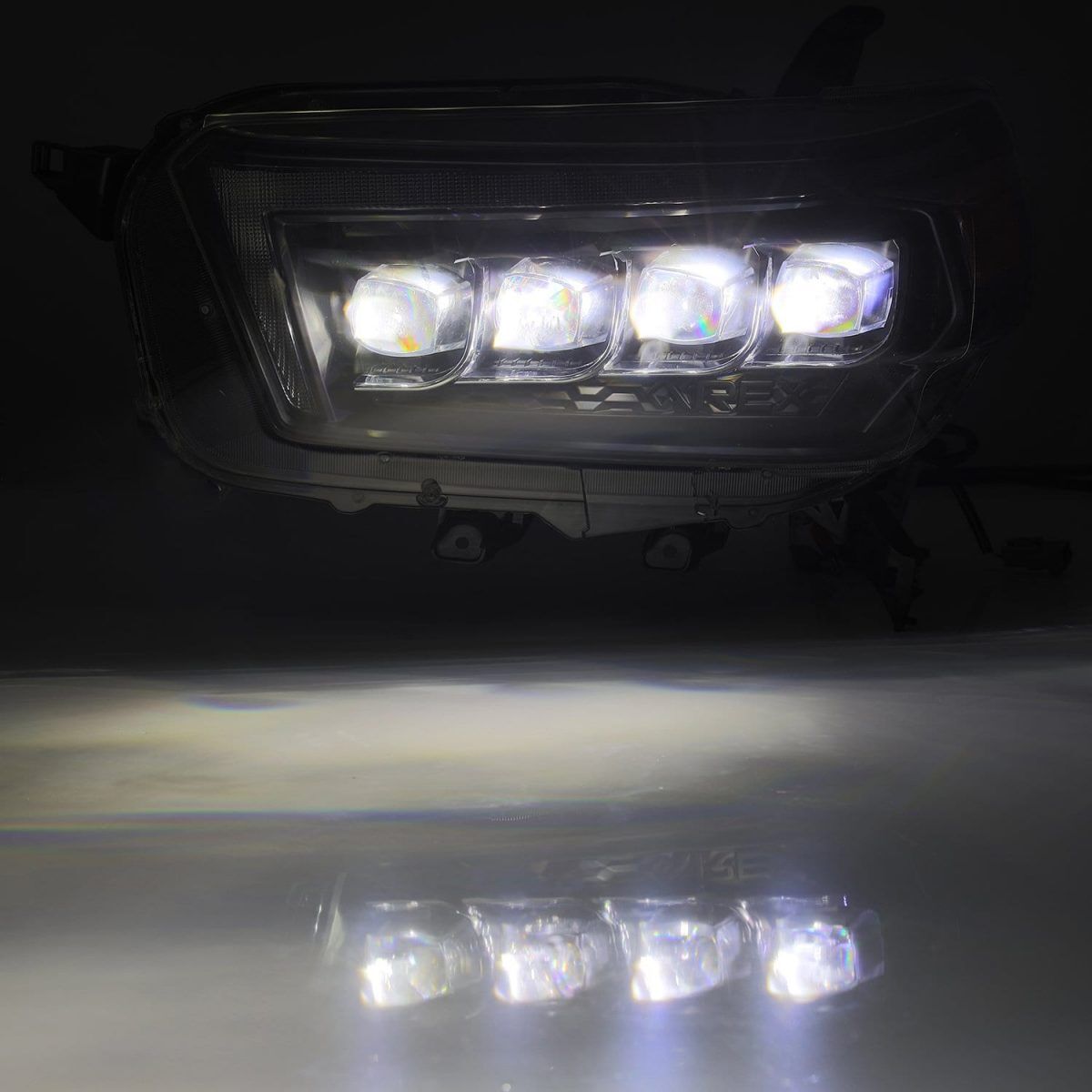 10-13 Toyota 4Runner NOVA-Series LED Projector Headlights Black by AlphaRex