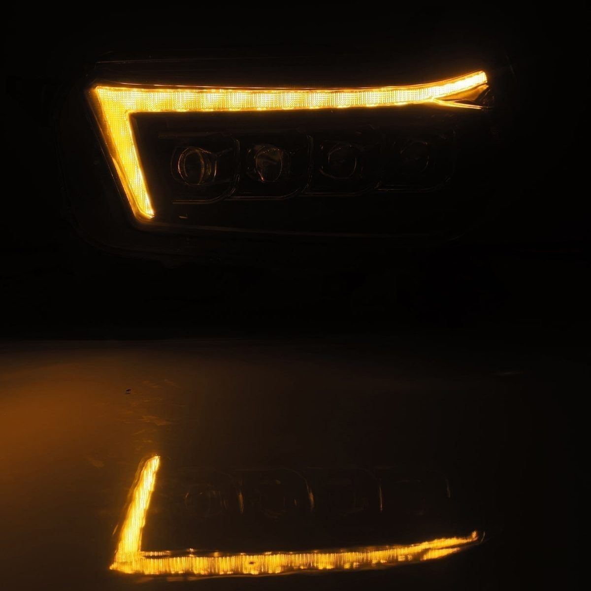 10-13 Toyota 4Runner NOVA-Series LED Projector Headlights Black by AlphaRex