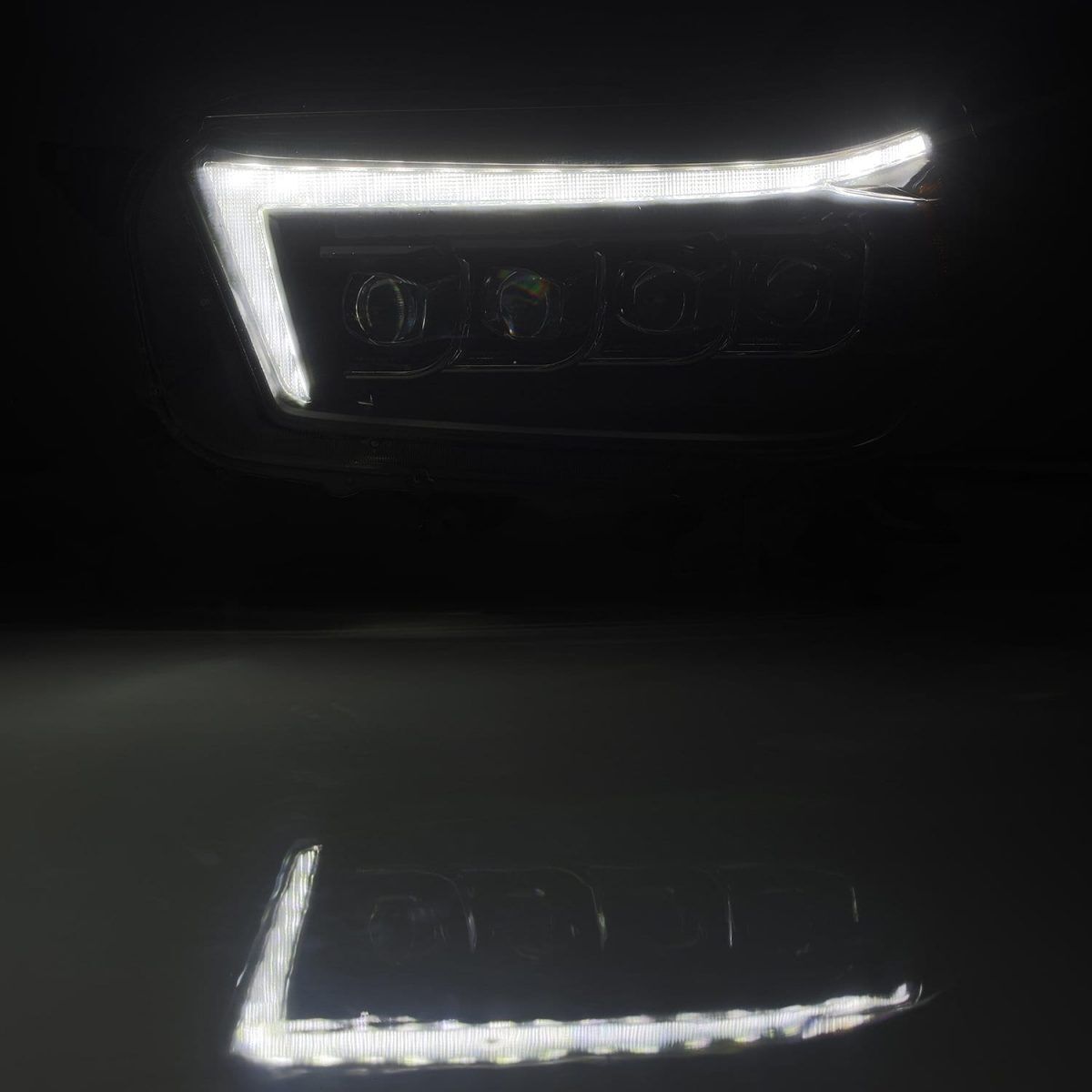 10-13 Toyota 4Runner NOVA-Series LED Projector Headlights Black by AlphaRex