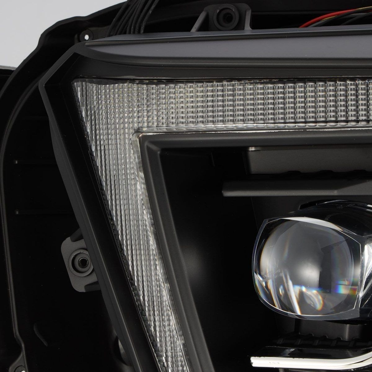 10-13 Toyota 4Runner NOVA-Series LED Projector Headlights Black by AlphaRex