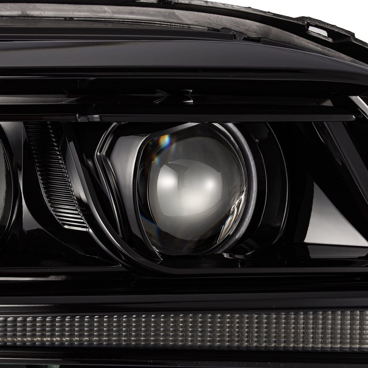 11-20 Toyota Sienna PRO-Series Projector Headlights Alpha-Black by AlphaRex