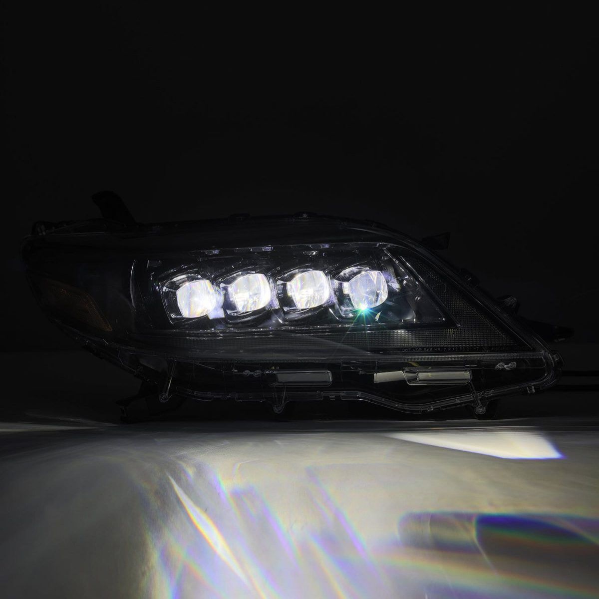 11-20 Toyota Sienna NOVA-Series LED Projector Headlights Alpha-Black by AlphaRex