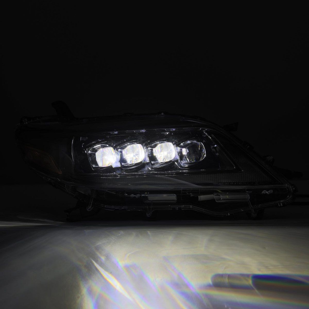 11-20 Toyota Sienna NOVA-Series LED Projector Headlights Alpha-Black by AlphaRex